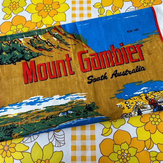 Mount Gambier Vintage Tea Towel