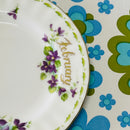 Royal Albert Month Series February Plate & Saucer