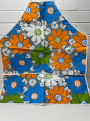 WICKED Vintage Apron Flower Power Unused Tag