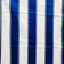 180cms Navy & White Striped Fabric