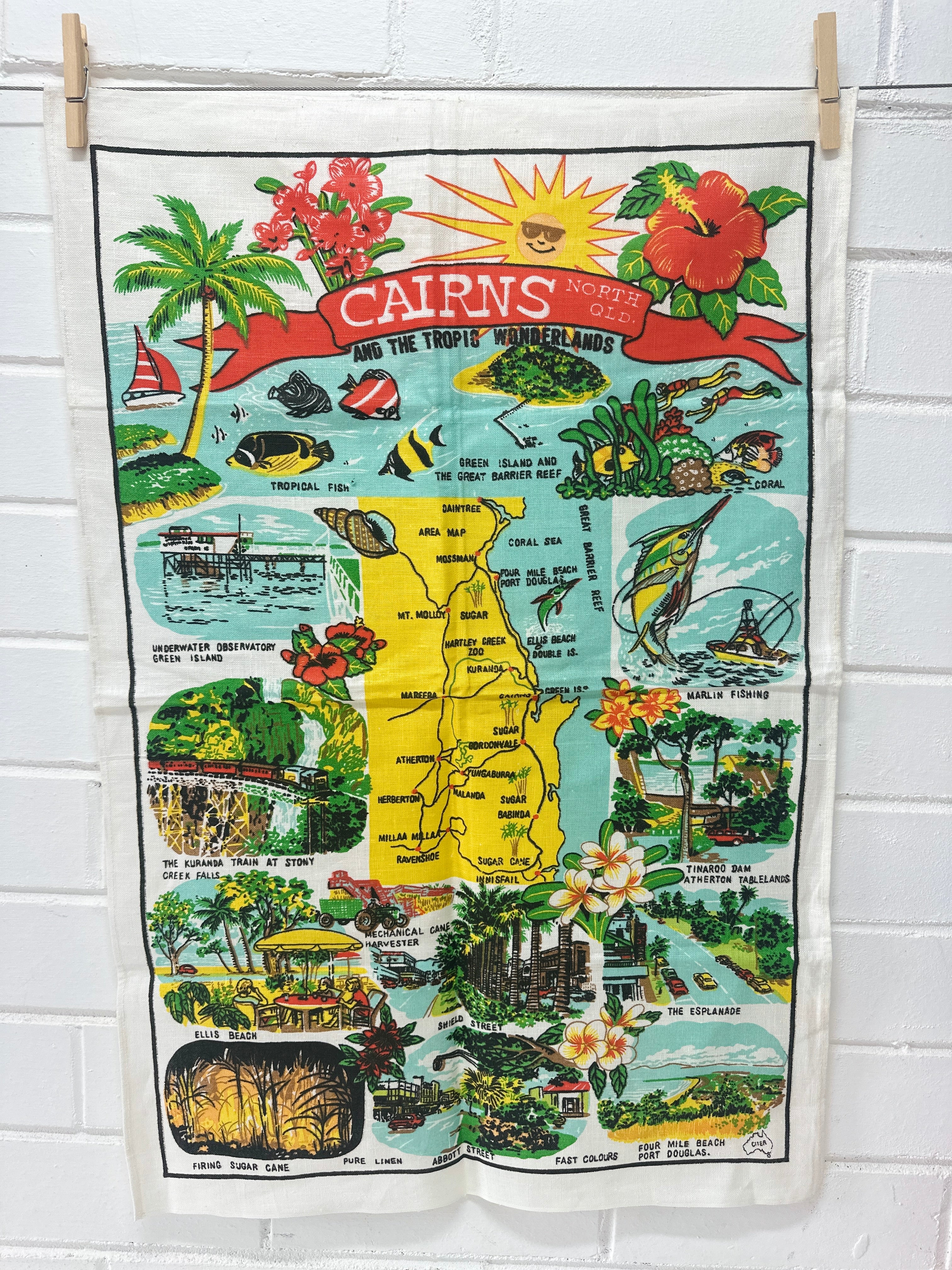 Cairns Collectable Tea Towel