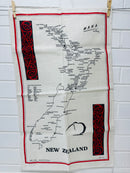Pure Linen Vintage Tea Towel New Zealand Unused