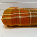 Vintage Onkaparinga Blanket Checked Orange