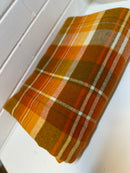 Vintage Onkaparinga Blanket Checked Orange