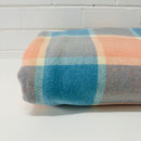 Wool Waverley Blanket Blue & Pink
