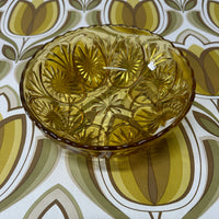 Lovely Vintage Amber Glass Bowl Medium