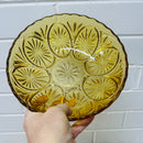 Lovely Vintage Amber Glass Bowl Medium