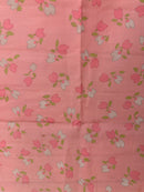 100cms Prettiest Vintage Pink Floral Fabric DELICATE