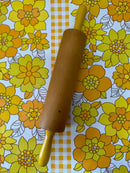 Timber Vintage Rolling Pin Yellow Handles