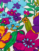 190cms Wicked Bright Floral Large Print Cotton Fabric