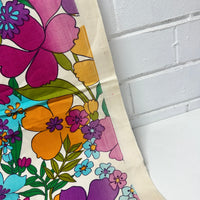 190cms Wicked Bright Floral Large Print Cotton Fabric