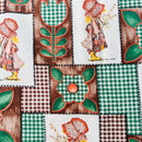 400cms Wonderful Holly HOBBIE Cotton Fabric Beautiful