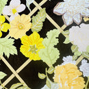260cms Beautiful Cotton Vintage Fabric Brown Floral print