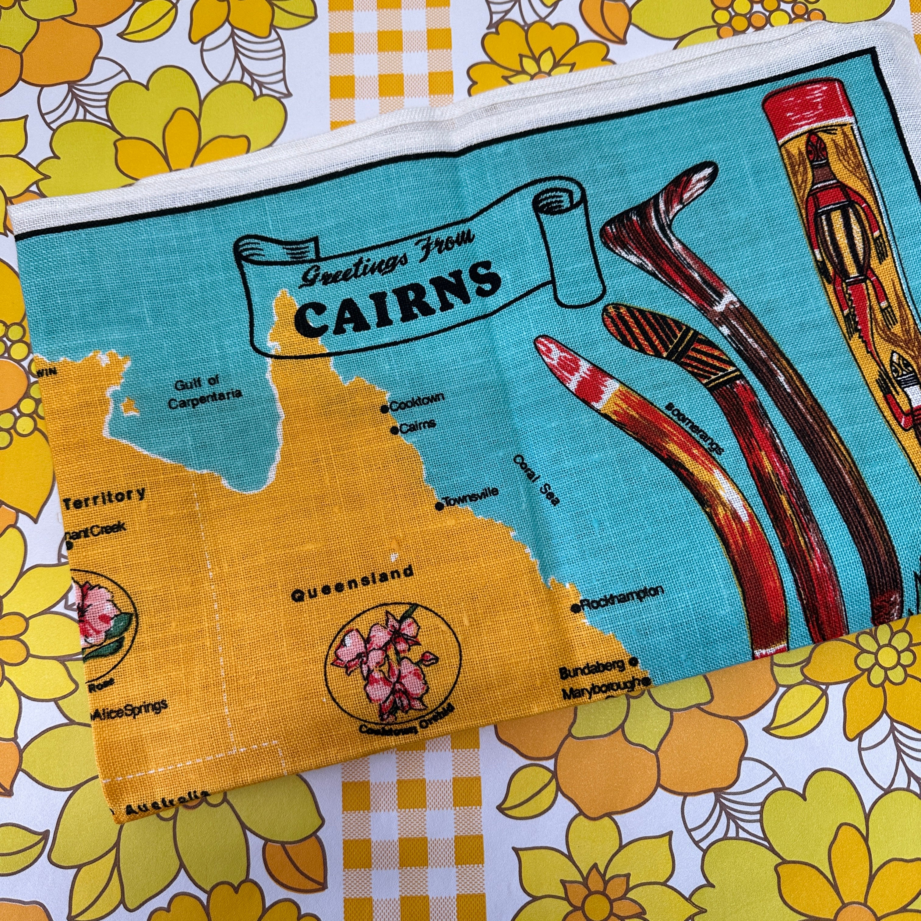 Cairns Australia TEA TOWEL