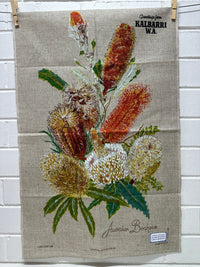 UNUSED Vintage Linen KALBARRI WA TEA TOWEL