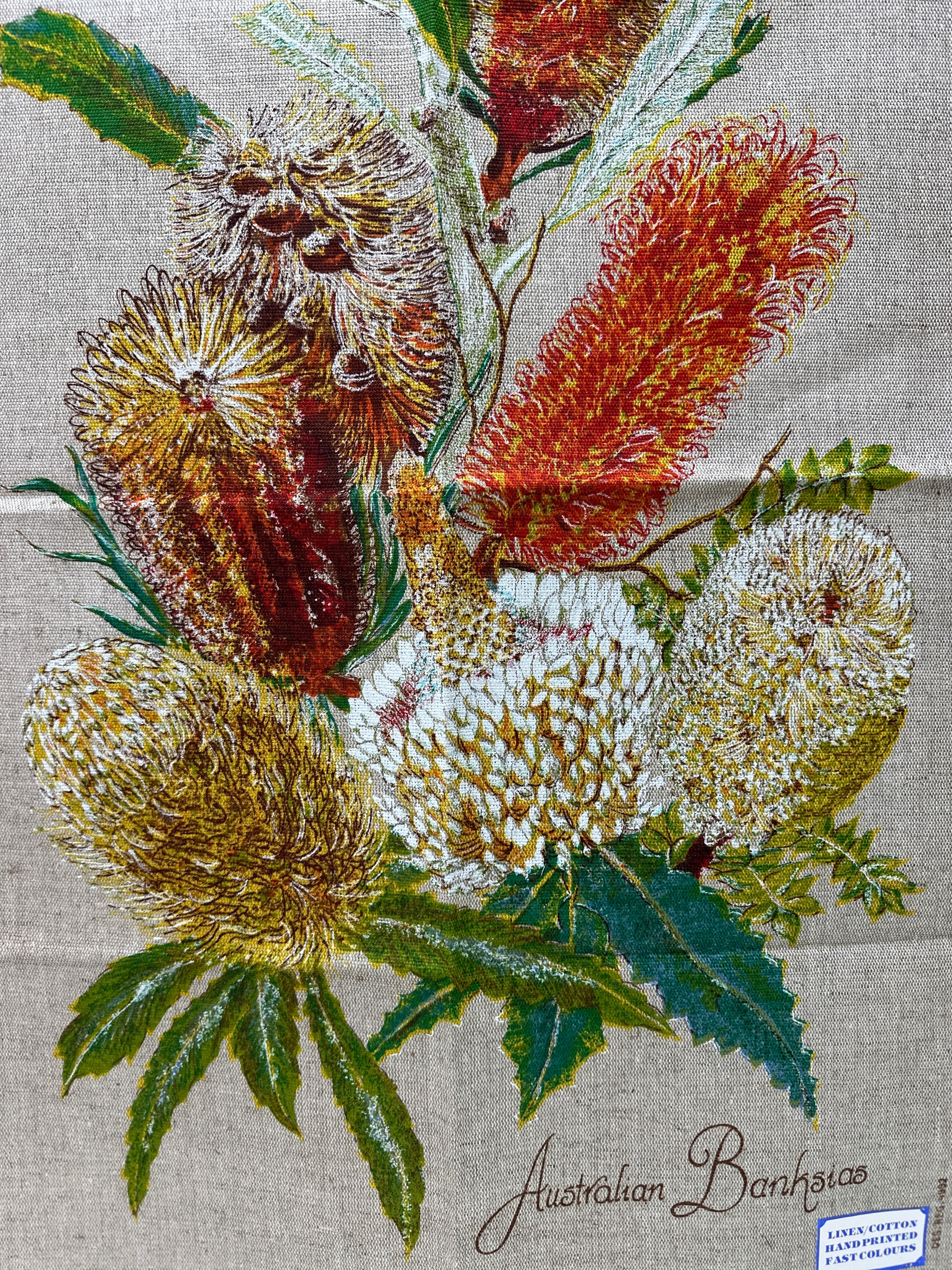 UNUSED Vintage Linen KALBARRI WA TEA TOWEL