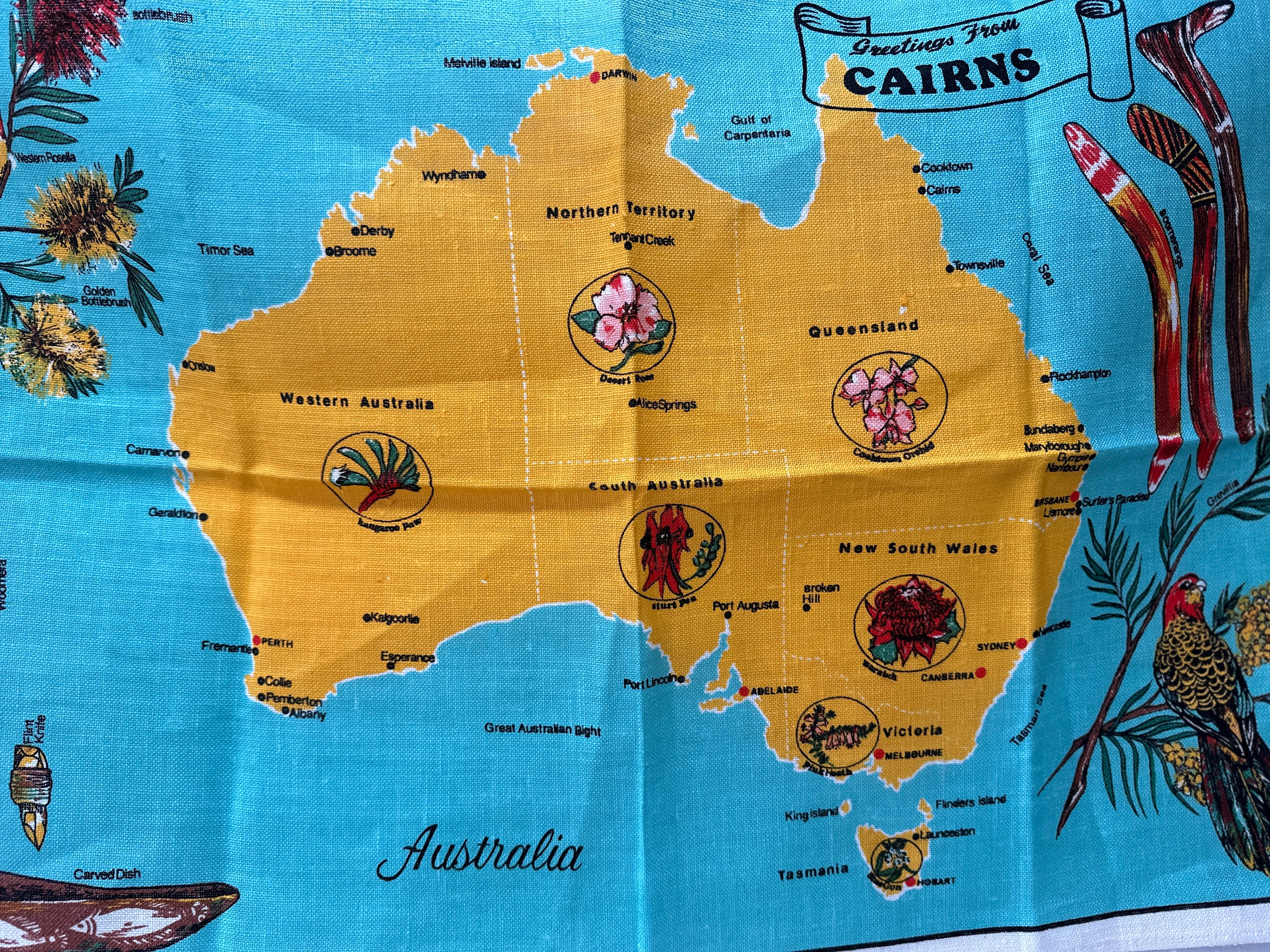 Cairns Australia TEA TOWEL