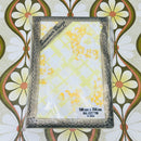 Cotton yellow Floral Sheets PAIR Vintage