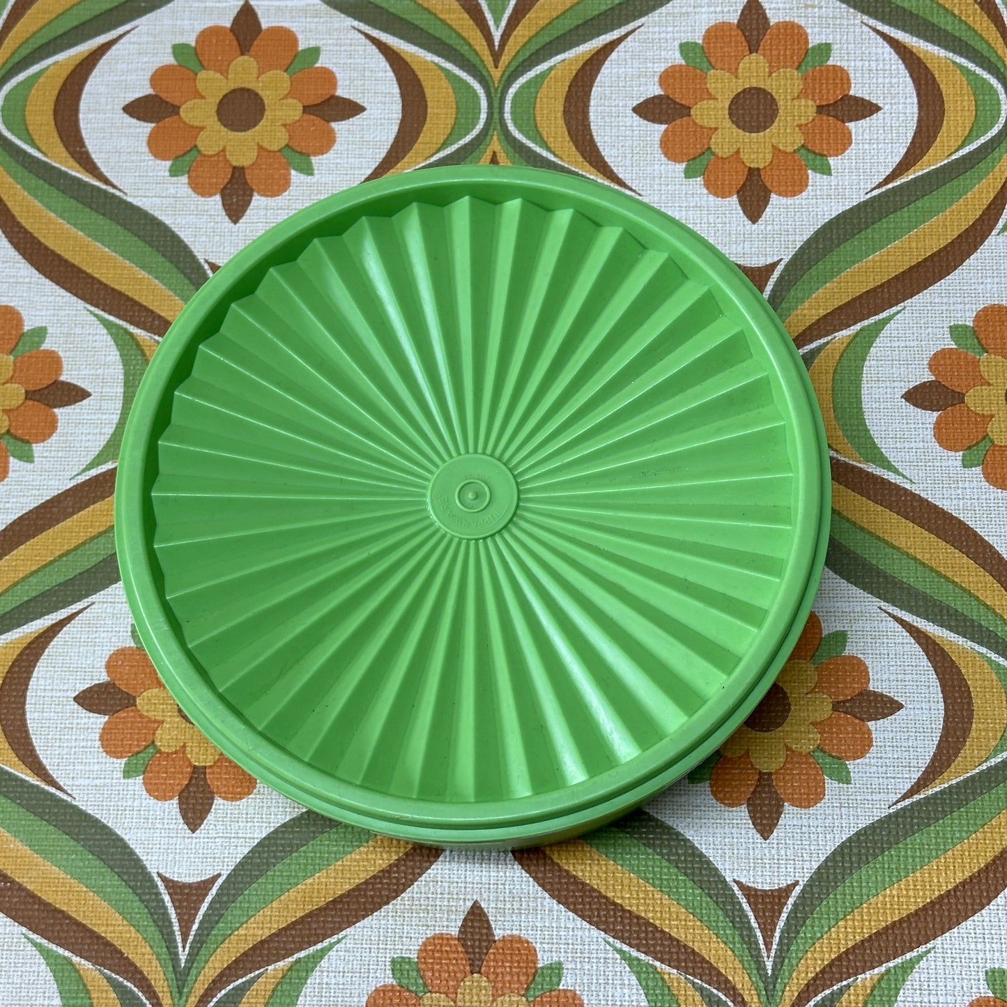 SMALL Retro Tupperware Bright GREEN One Only