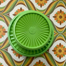 Large Green Tupperware Container RETRO Vintage Kitchen