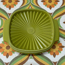 Medium Vintage Green Tupperware Container