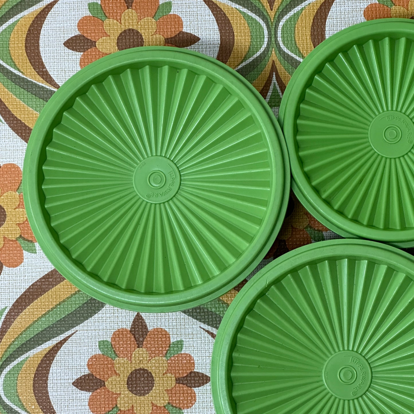 Medium Retro Tupperware Bright GREEN One Only