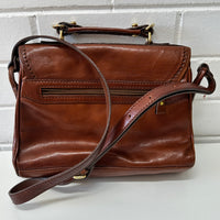 Genuine LEATHER Vintage Handbag Excellent Cond