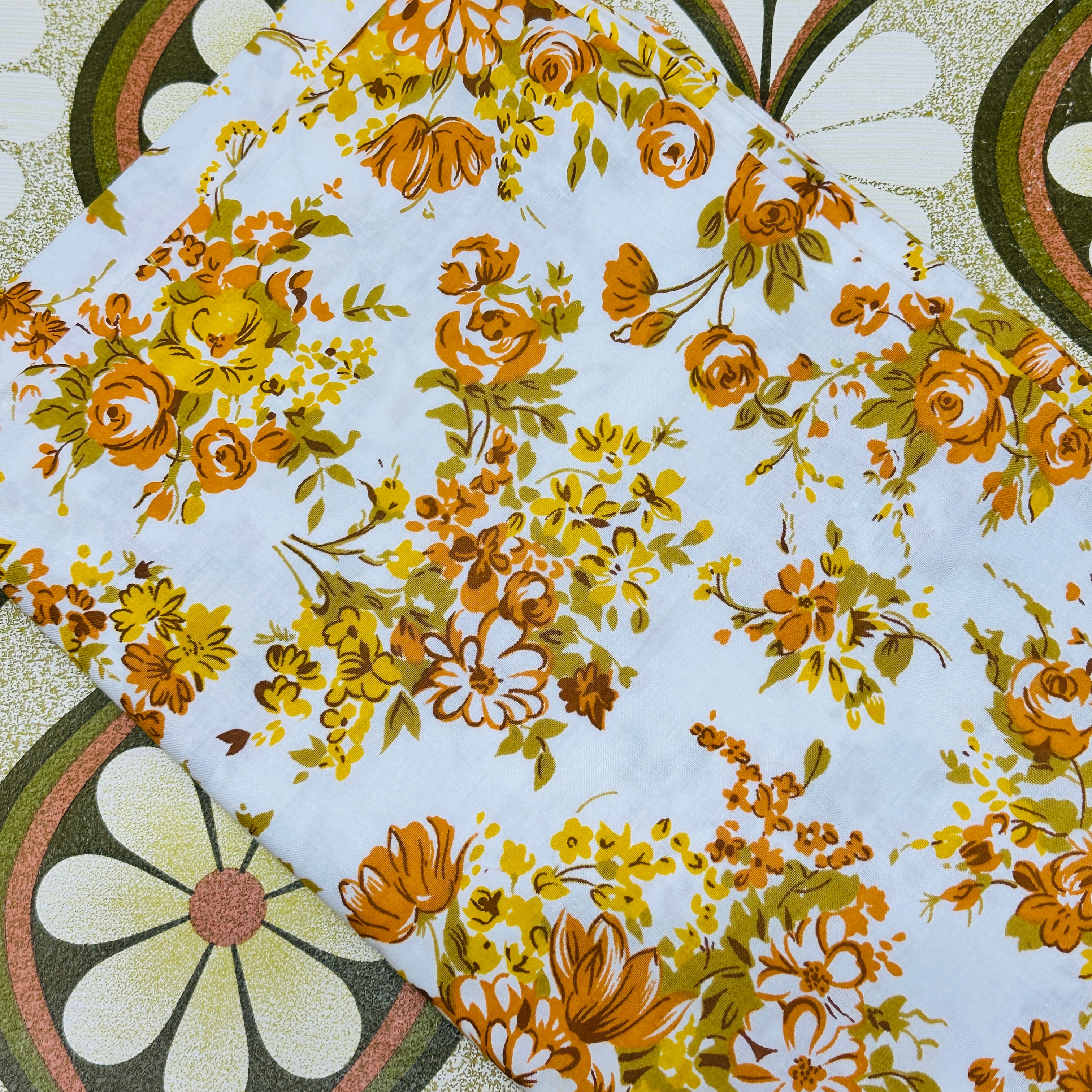 Pair of Vintage Cotton Pillow Cases