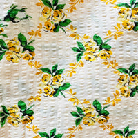 200cms Adorable Vintage Floral Cotton Fabric