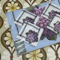 Dunmoy Tablecloth BOXED Napkins Vintage RETRO