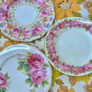 Pretty Set of Vintage Plates Mixed Bunch