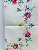 New Tags Embroidered Tablecloth Vintage