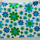 70cms Vintage Cotton Floral Fabric Remnant