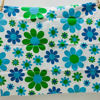 70cms Vintage Cotton Floral Fabric Remnant