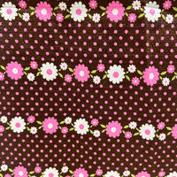90cms RETRO Vintage Fabric Remnant PRETTY