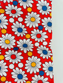 90cms RETRO Vintage Fabric Remnant BOLD