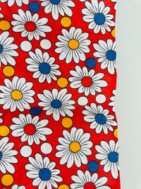 90cms RETRO Vintage Fabric Remnant BOLD