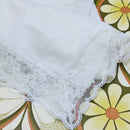 White Unworn SLIP Lace Split