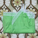 Unworn SLIP Beautiful Lace Vintage GREEN