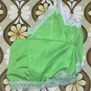 Unworn SLIP Beautiful Lace Vintage GREEN