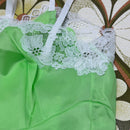 Unworn SLIP Beautiful Lace Vintage GREEN
