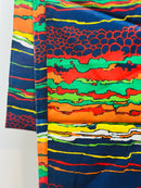 610cms HUGE Lot Bright Funky Fabric SILK