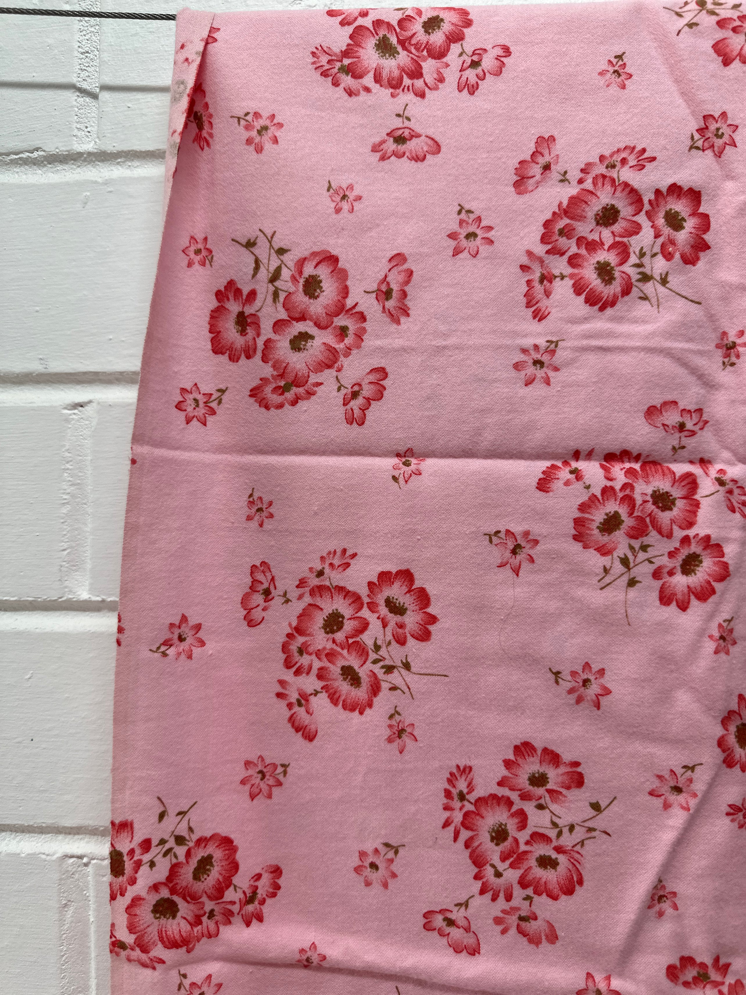 120cms Vintage Brushed Cotton Fabric