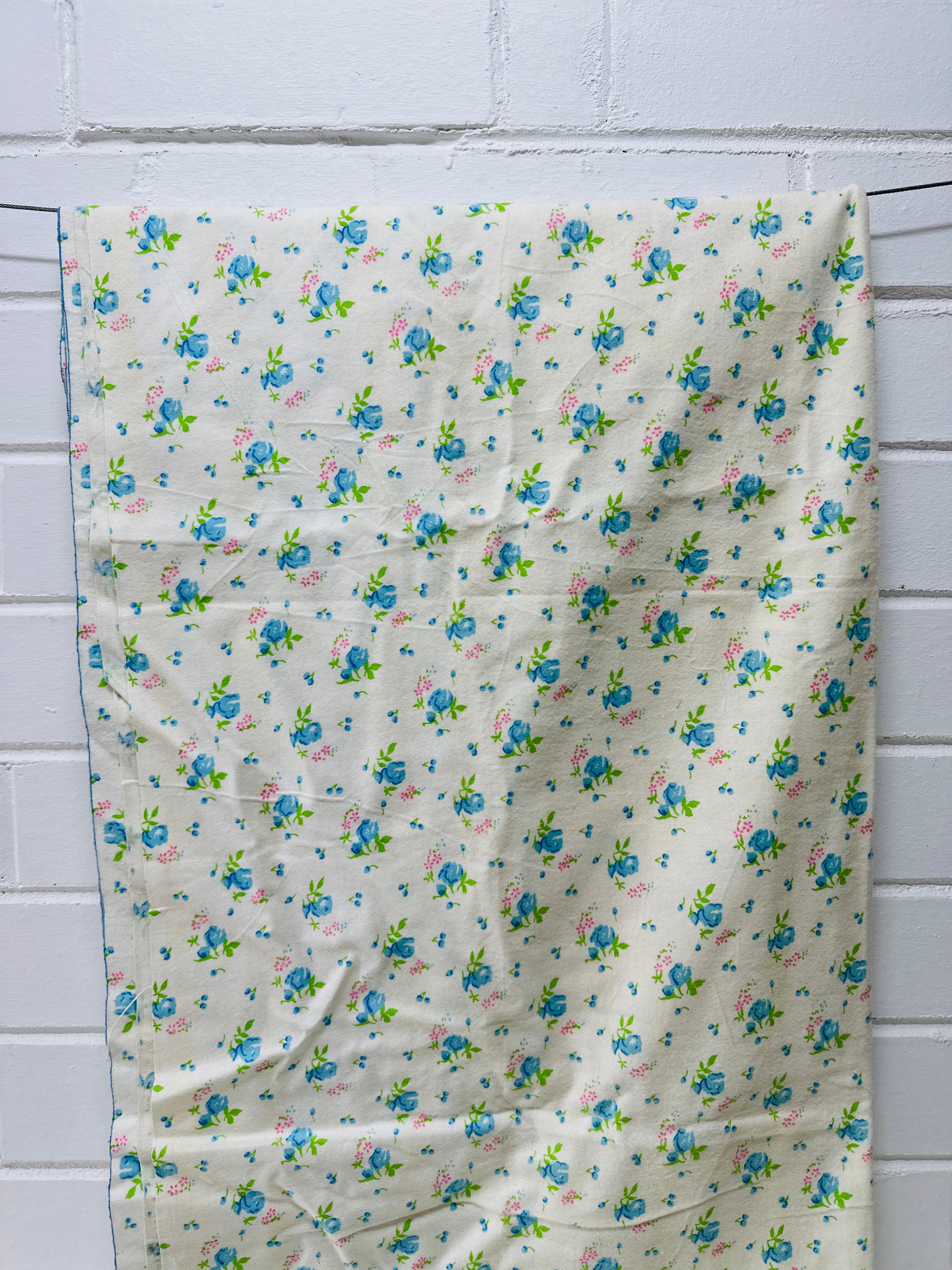 240cms Sweet Vintage Brushed Cotton Fabric