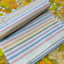 New Old Stock All Cotton Striped Cotton Sheet # 2