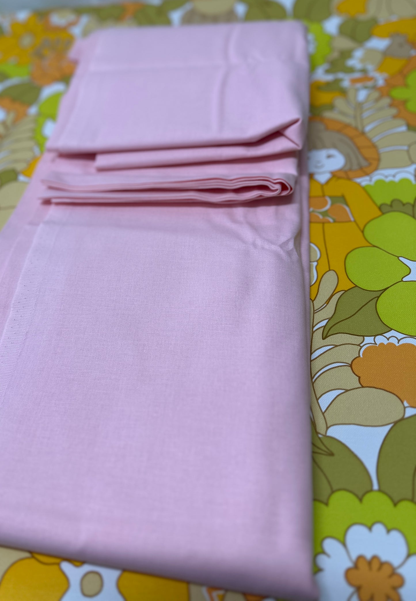 New Old Stock Crisp All Cotton Flat Sheet