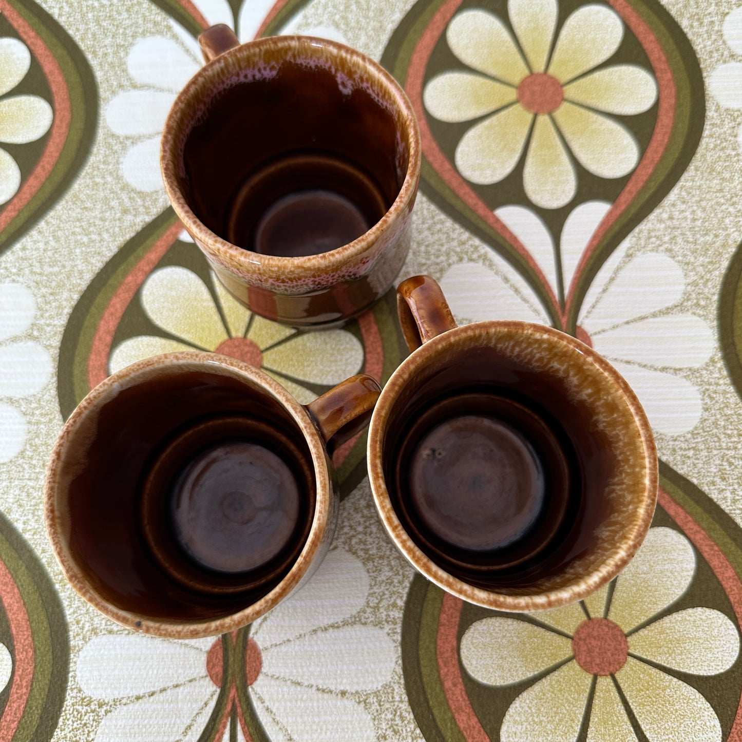 Stackable Set of Vintage Cups x 3