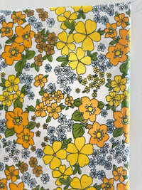 110cms CRISP Unused Vintage Fabric Cotton STUNNING