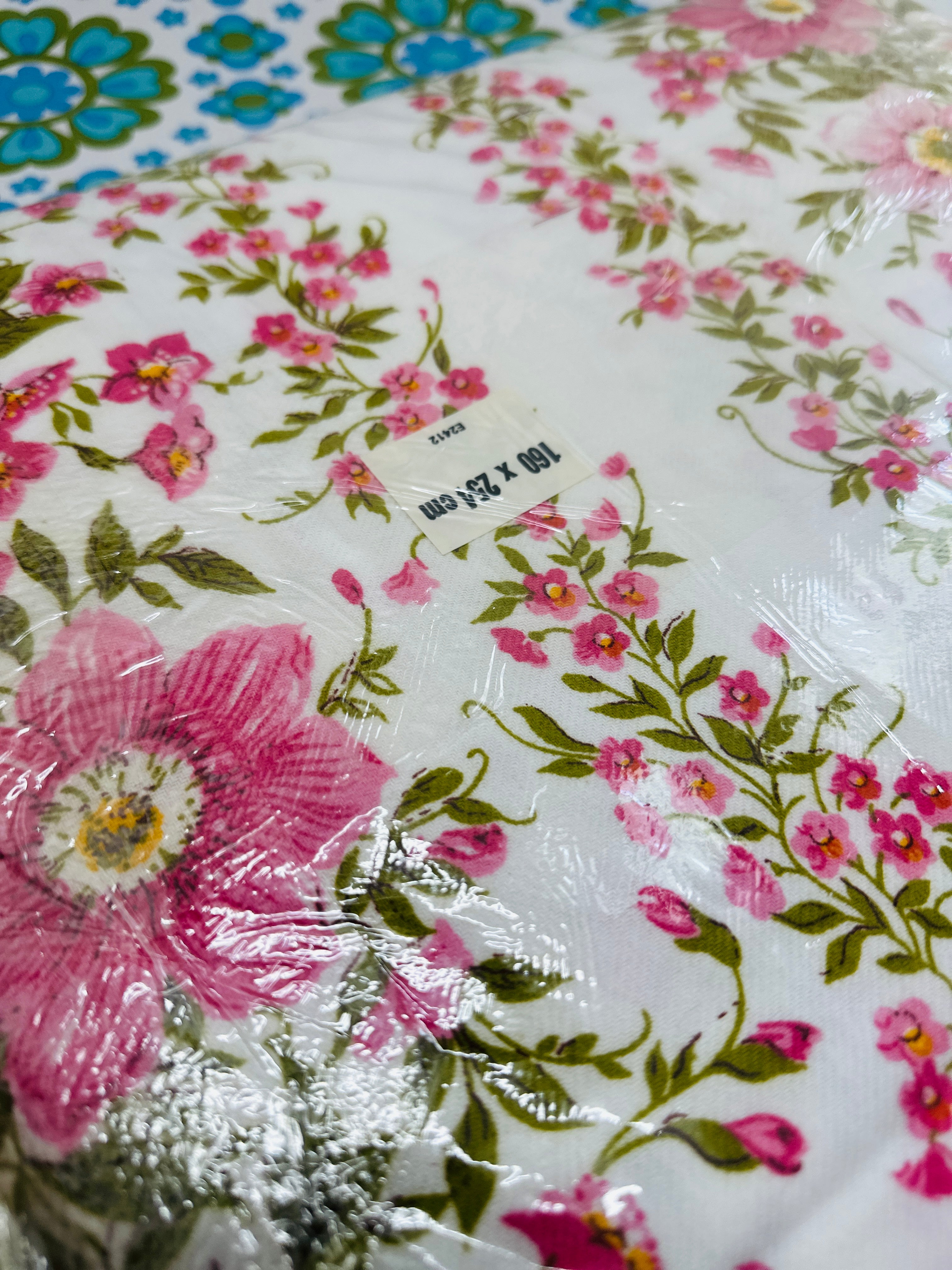 Retro Unused Brushed Cotton Sheets