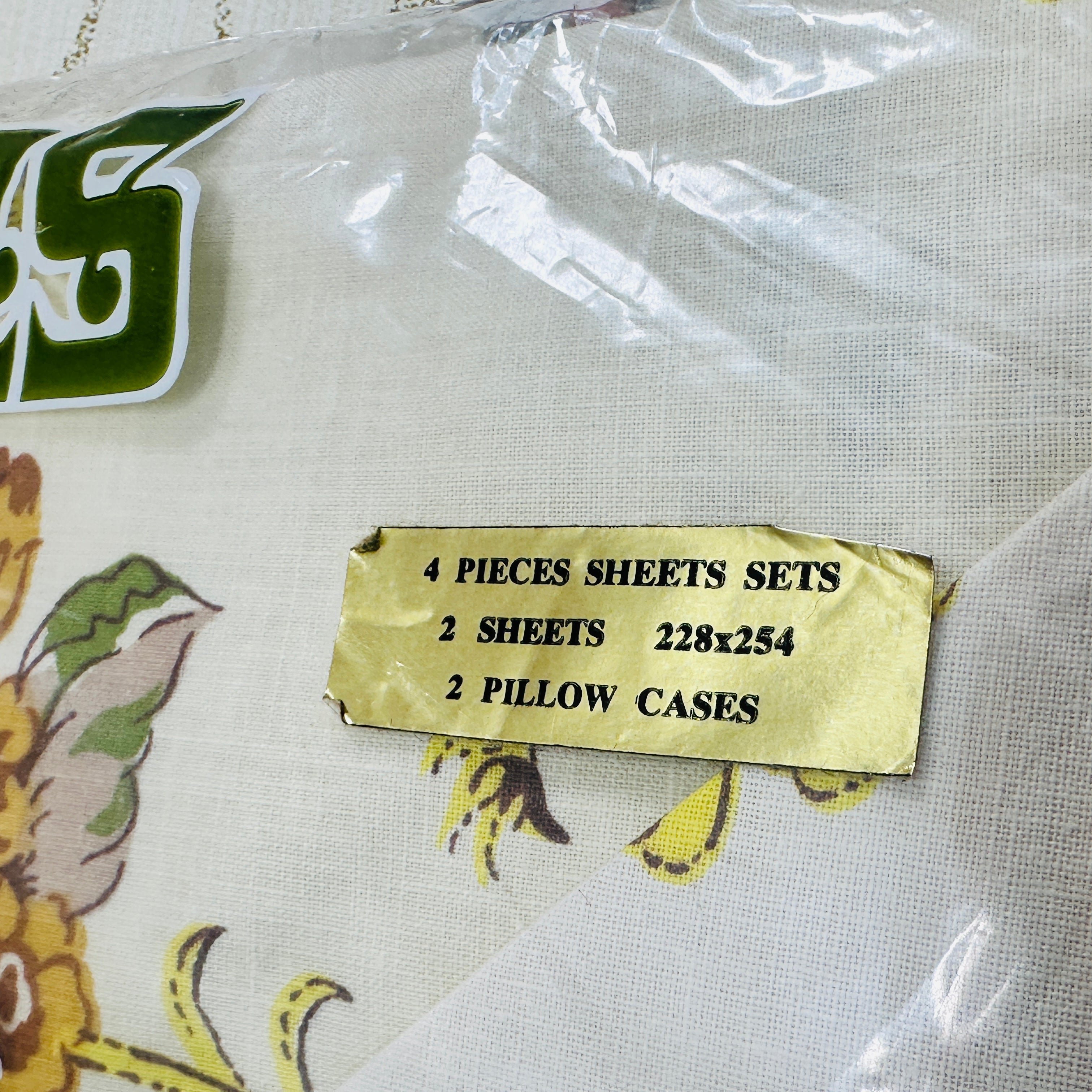 HERMES Retro Sheet Set Pillow Cases Flat Sheets Cotton